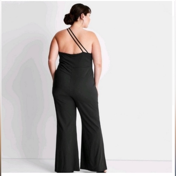 Future Collective Stretch Black Jumpsuit - Picture 3 of 4